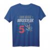 Kinder Dieses kleine Wrestler ist 5 - Wrestling Geburtstag T-Shirt für Jungen zum 5. Geburtstag, perfekt für kleine Wrestler & Wrestling-Fans