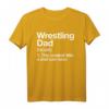 Wrestling Dad Definition Lustiges Sports T-Shirt – Perfektes Geschenk für stolze Väter, die das Wrestling lieben