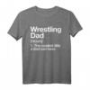 Wrestling Dad Definition Lustiges Sports T-Shirt – Perfektes Geschenk für stolze Väter, die das Wrestling lieben