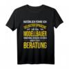 Selbstgespräche Bin Modellbauer Eisenbahn Modellbau T-Shirt - Lustiges Geschenk für Eisenbahner und Modellbauer