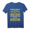 Selbstgespräche Bin Modellbauer Eisenbahn Modellbau T-Shirt - Lustiges Geschenk für Eisenbahner und Modellbauer