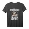 Eisenbahner Mit Herz & Seele Zugführer Lokomotive T-Shirt – Perfektes Geschenk für Eisenbahnliebhaber, Zugführer & Lokomotivfans