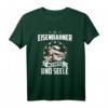 Eisenbahner Mit Herz & Seele Zugführer Lokomotive T-Shirt – Perfektes Geschenk für Eisenbahnliebhaber, Zugführer & Lokomotivfans