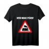 Ich mag Züge Lokomotive T-Shirt – Lustiges Eisenbahn Geschenk für Freunde, Lokführer & Zugliebhaber