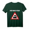 Ich mag Züge Lokomotive T-Shirt – Lustiges Eisenbahn Geschenk für Freunde, Lokführer & Zugliebhaber