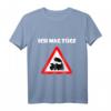 Ich mag Züge Lokomotive T-Shirt – Lustiges Eisenbahn Geschenk für Freunde, Lokführer & Zugliebhaber