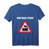 Ich mag Züge Lokomotive T-Shirt – Lustiges Eisenbahn Geschenk für Freunde, Lokführer & Zugliebhaber